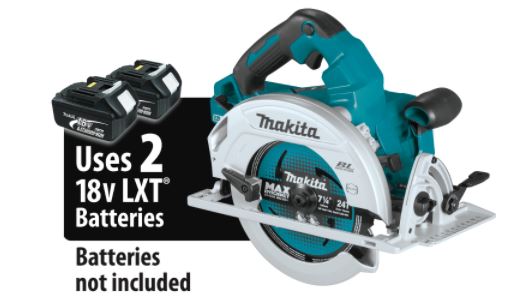 Sierra circular sin escobillas LXT® de 7-1/4”, 36 V (18 V x 2), solo herramienta