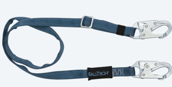 Cordón de sujeción ajustable FT de 4' a 6' con gancho de seguridad de acero