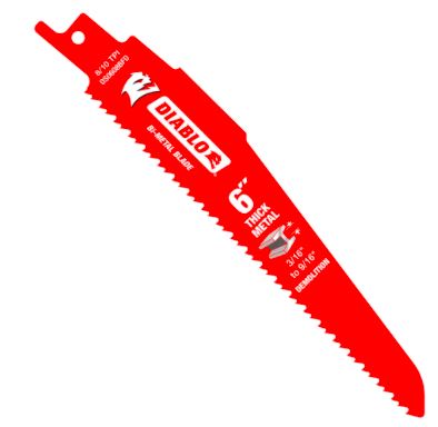 FD 6 in. 8/10 TPI Steel Demon Metal Demolition Recip Blade (25-Pack)