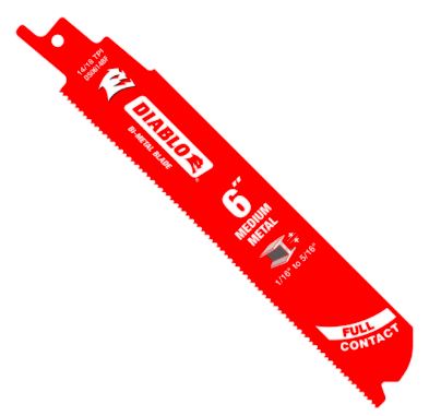 FD 6 in. 14/18 TPI Steel Demon Medium Metal Recip Blade (5-Pack)