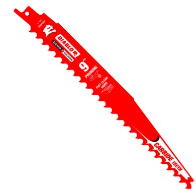 9" 3TPI Demo Demon™ Carbide Teeth Reciprocating Saw Blade for Pruning and Clean Wood