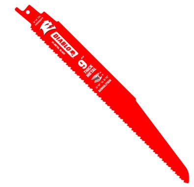 Hoja de demolición de metal FD de 9 pulgadas, 8/10 dientes por pulgada, de acero Demon (paquete de 5)