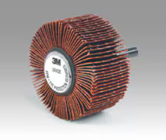 3M Flap Wheel 747D, 80 X-weight, Type 83, 2 in x 1 in x 1/4 in