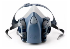 Respirador reutilizable de media cara; grande