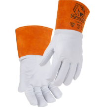GUANTES DE SOLDADURA TIG RESISTENTES A CORTES, A6, DE PIEL DE CABRITO DE PRIMERA CALIDAD, MEDIANO