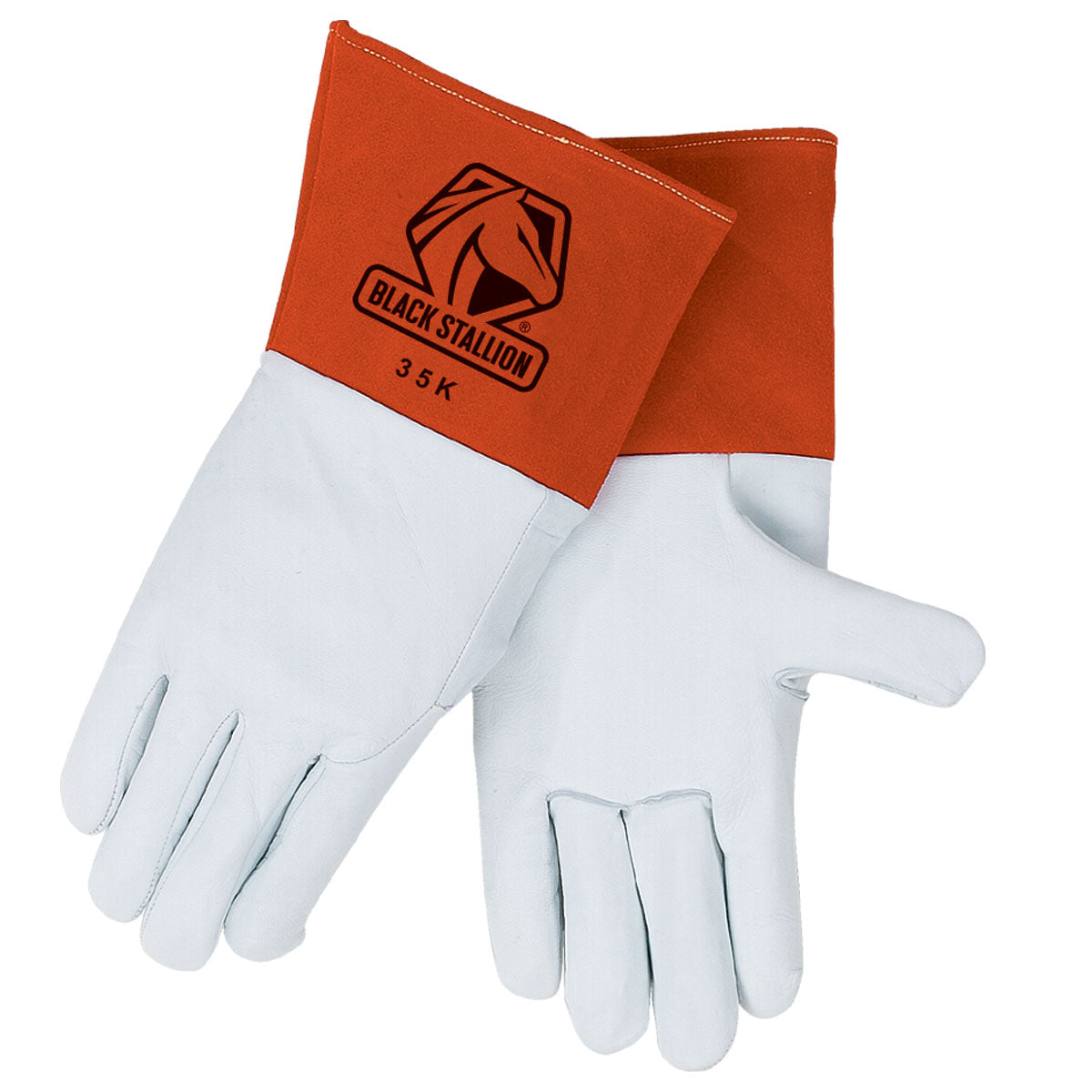 Pearl White Kidskin TIG Glove, L