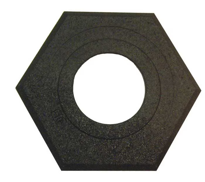 16lb hexagon rubber base for 42" Safety Cone