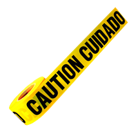 Caution Bilingual Barricade Tape 3” x 1000’
