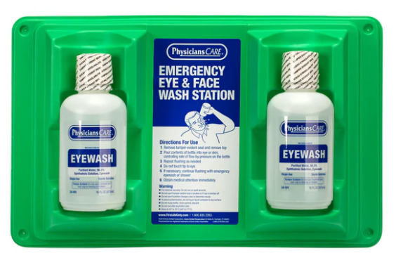 Estación de lavado de ojos Botella doble 16 oz