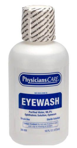 Botella para lavado de ojos de 16 oz