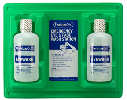 Eye Wash Station, Double Bottle, 32oz