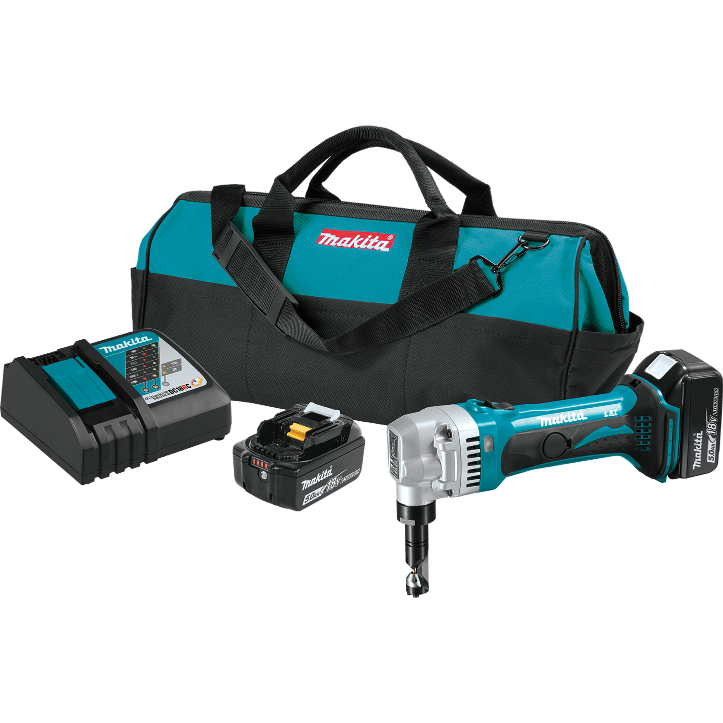 18V LXT® Lithium‑Ion Cordless 16 Gauge Nibbler Kit (5.0Ah)