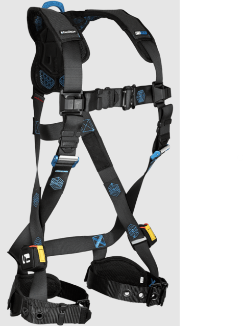 FT-One 1D Standard Non-Belted Full Body Harness, Tongue Buckle Leg Adjustments X-Large