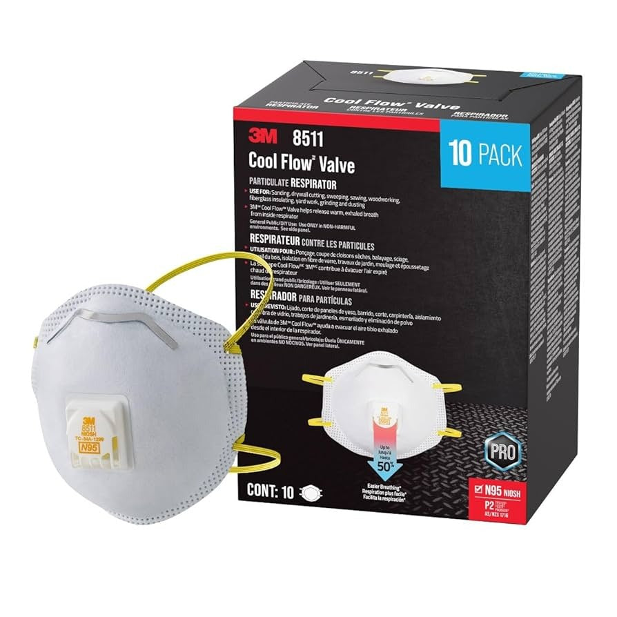 Respirador N95 3M 10/caja