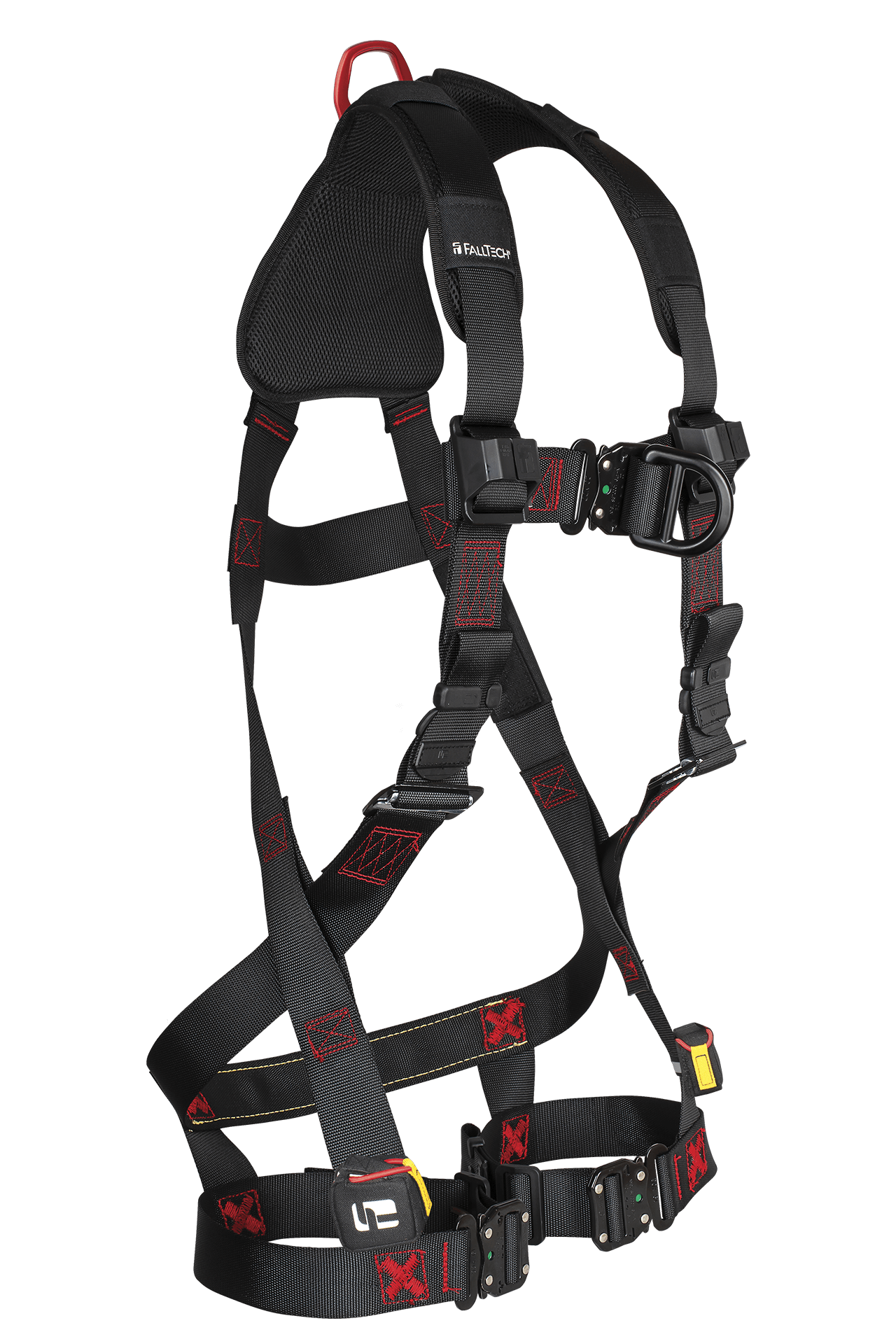 Arnés de cuerpo entero para escalada FT-Iron 2D sin cinturón, con ajustes de conexión rápida; 2 unidades