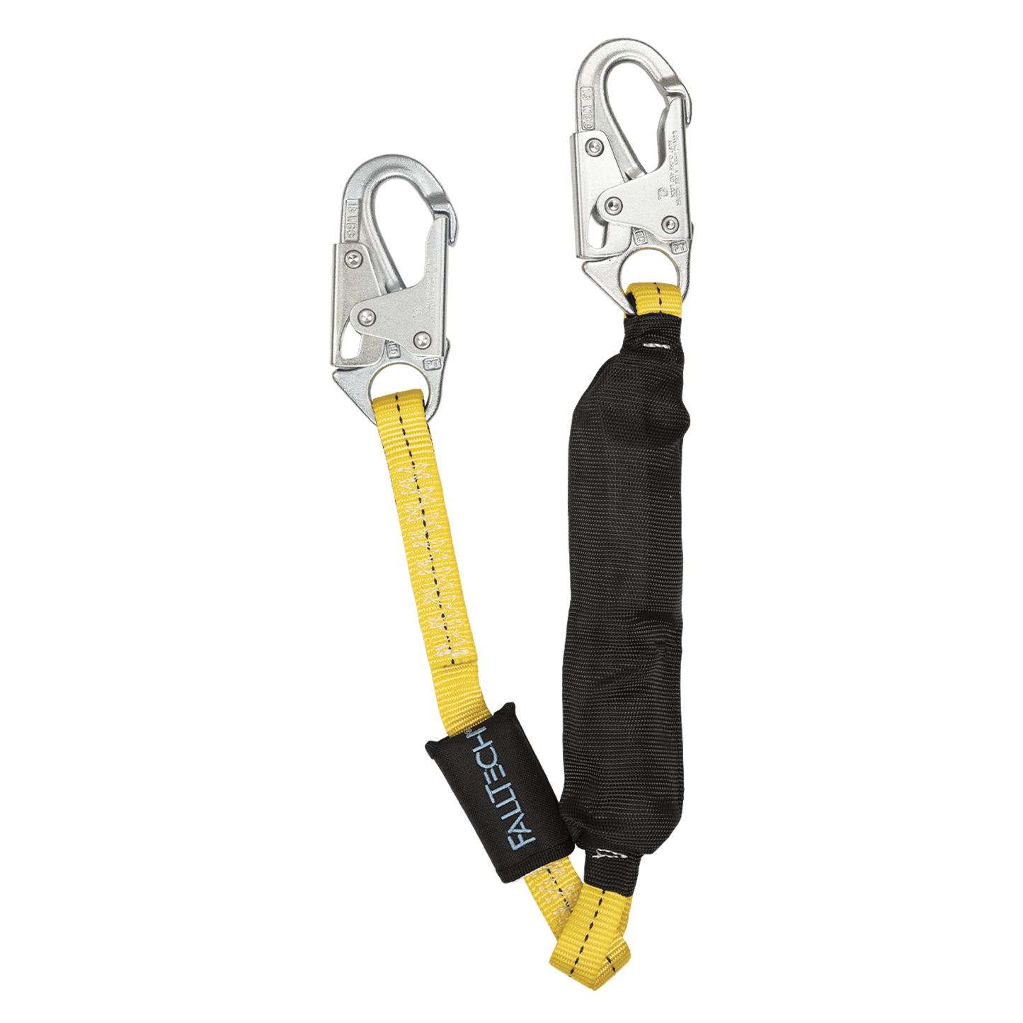3' Soft Pack FT Basic Energy Absorbing Lanyard, Single-leg with Steel Snap Hooks