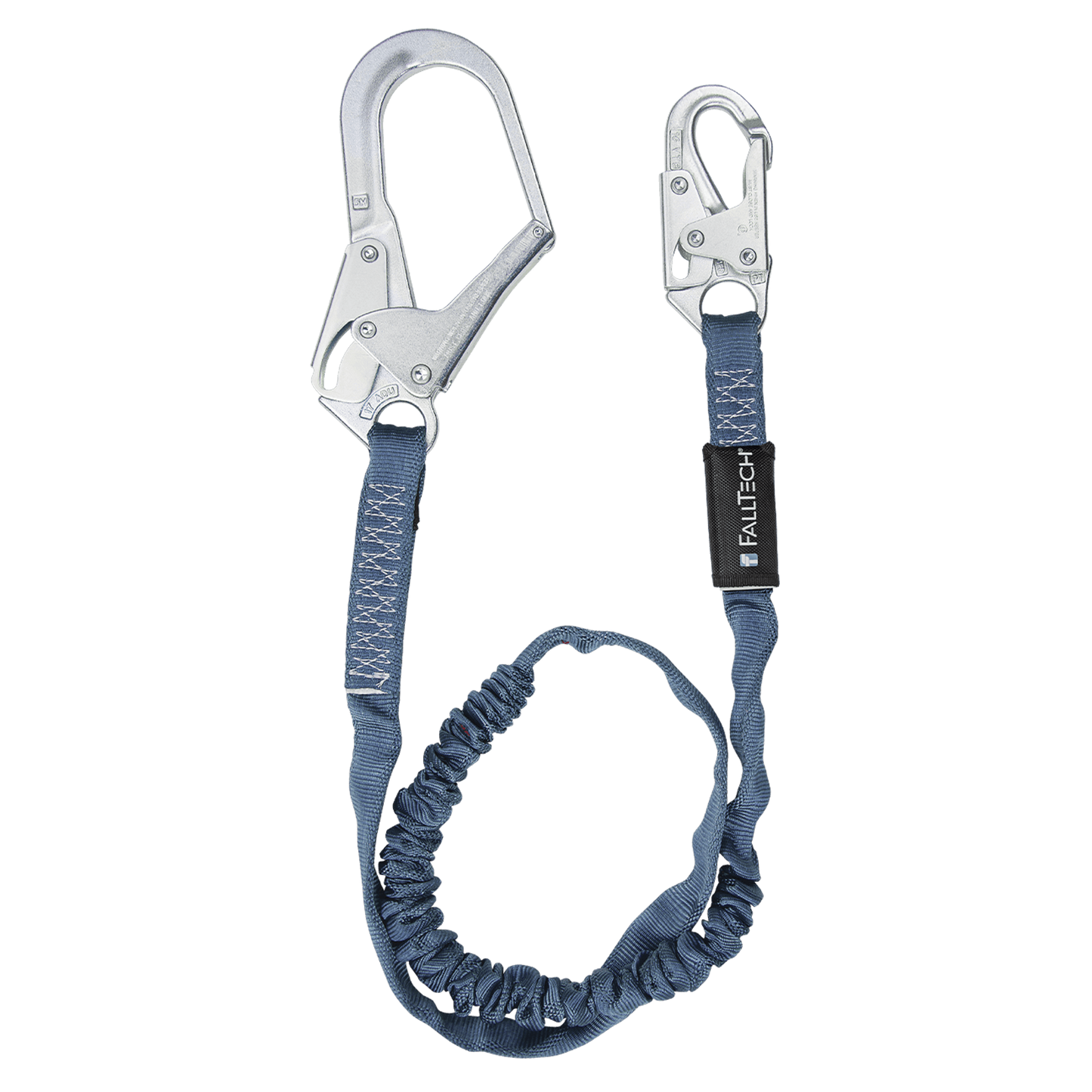 6' Internal Energy Absorbing Lanyard, Single-leg with Steel Rebar Hook