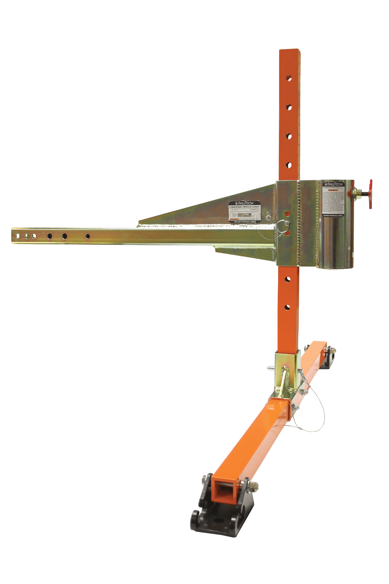 3pc Vehicle Hitch-mount Base for 12" to 29" Offset Davit Arm