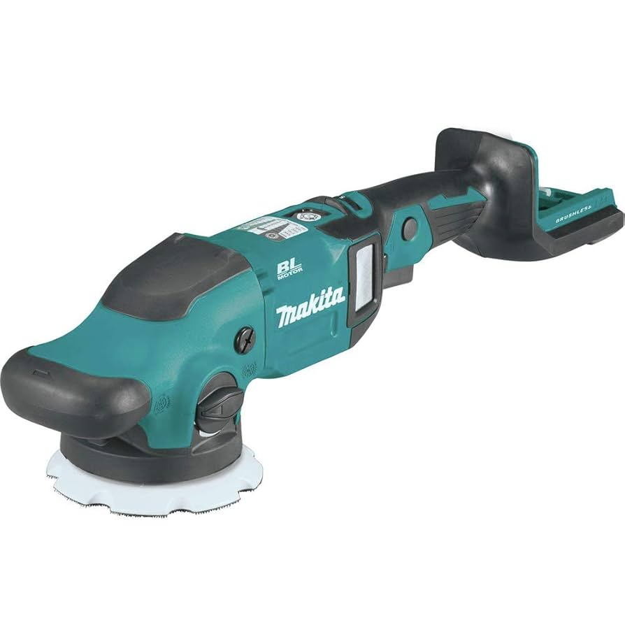 Pulidora orbital aleatoria inalámbrica de doble acción de 5"/6" con batería de iones de litio LXT® de 18 V de Makita, sin escobillas, solo herramienta