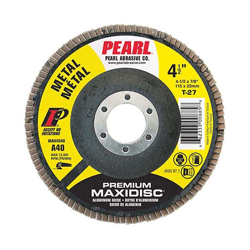 Rueda de aleta, 4-1/2 x 5/8-11 A60 para metal, paquete de 10