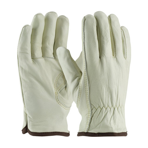 Top Grain Goatskin Leather Drivers, Insulated Cotton Lining, Keystone Thumb, Large