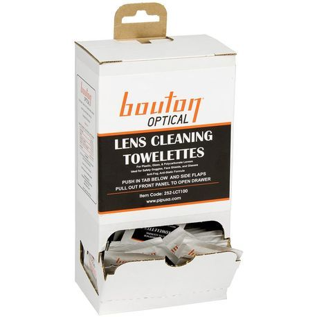 Toallitas limpiadoras de lentes 100/caja