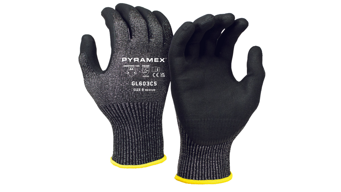 Micro-Foam Nitrile Gloves; Medium
