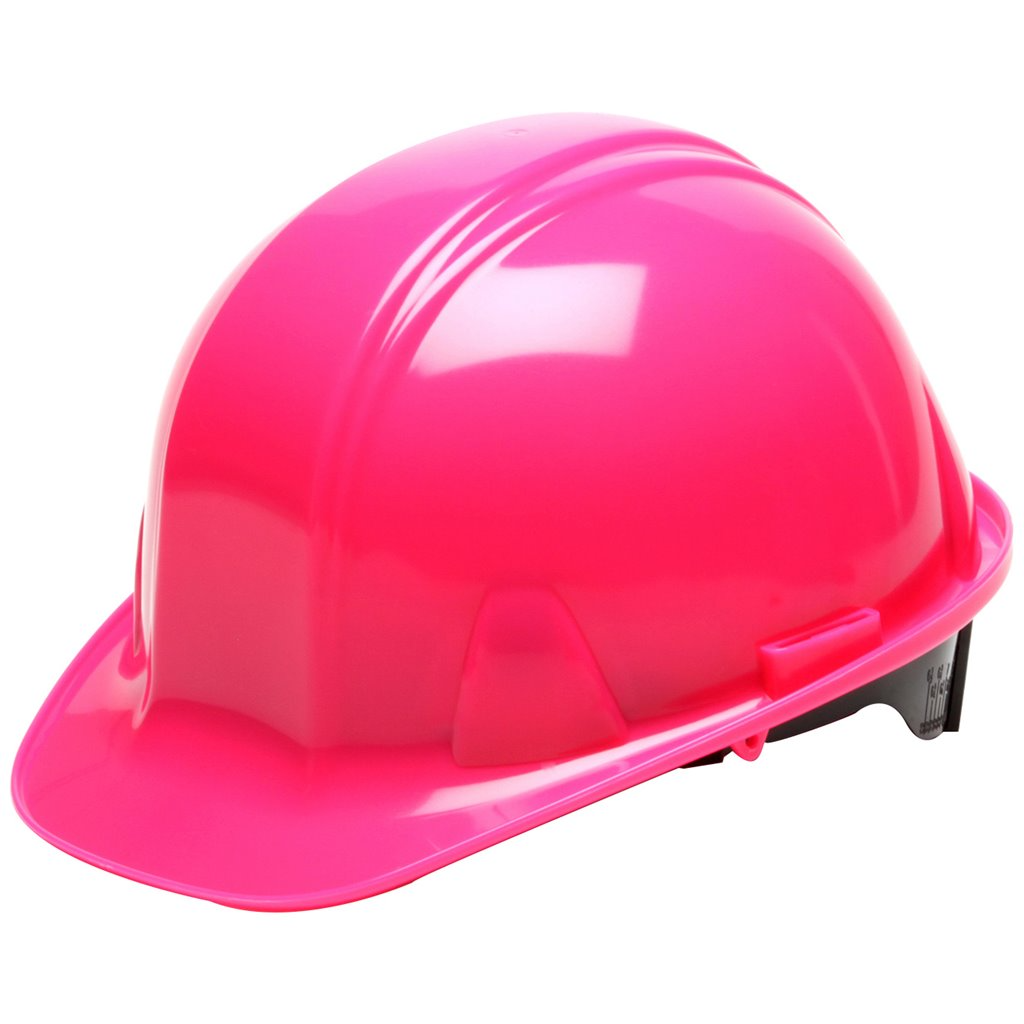 Gorra rosa de alta visibilidad con trinquete de 4 puntas