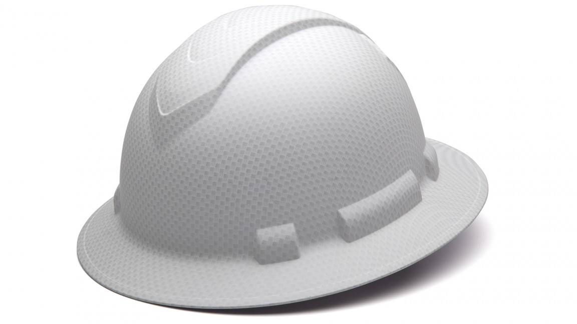 Pyramex White Graphite Full Brim HH