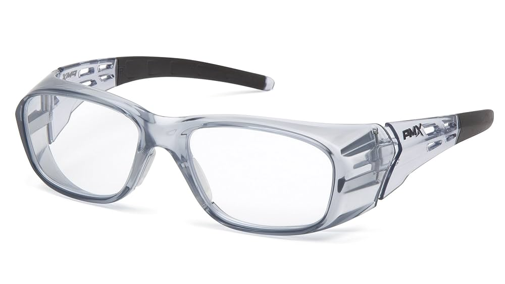 Clear +2.0 Full Reader Lens with Gray Frame