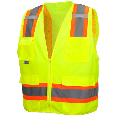 Type R - Class 2 Hi-Vis Lime Safety Vest; 5X