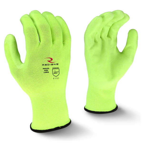 Radians Hi-Vis Yellow Non-Cut Glove M