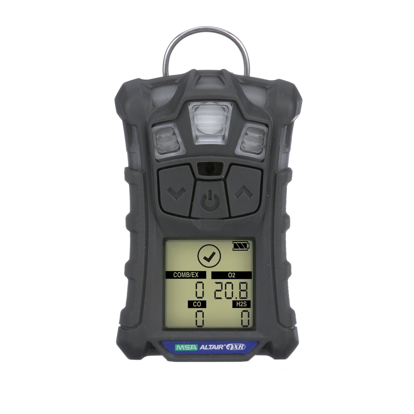 ALTAIR 4XR Multigas Detector, (LEL, O2, H2S & CO), Charcoal case, North American charger