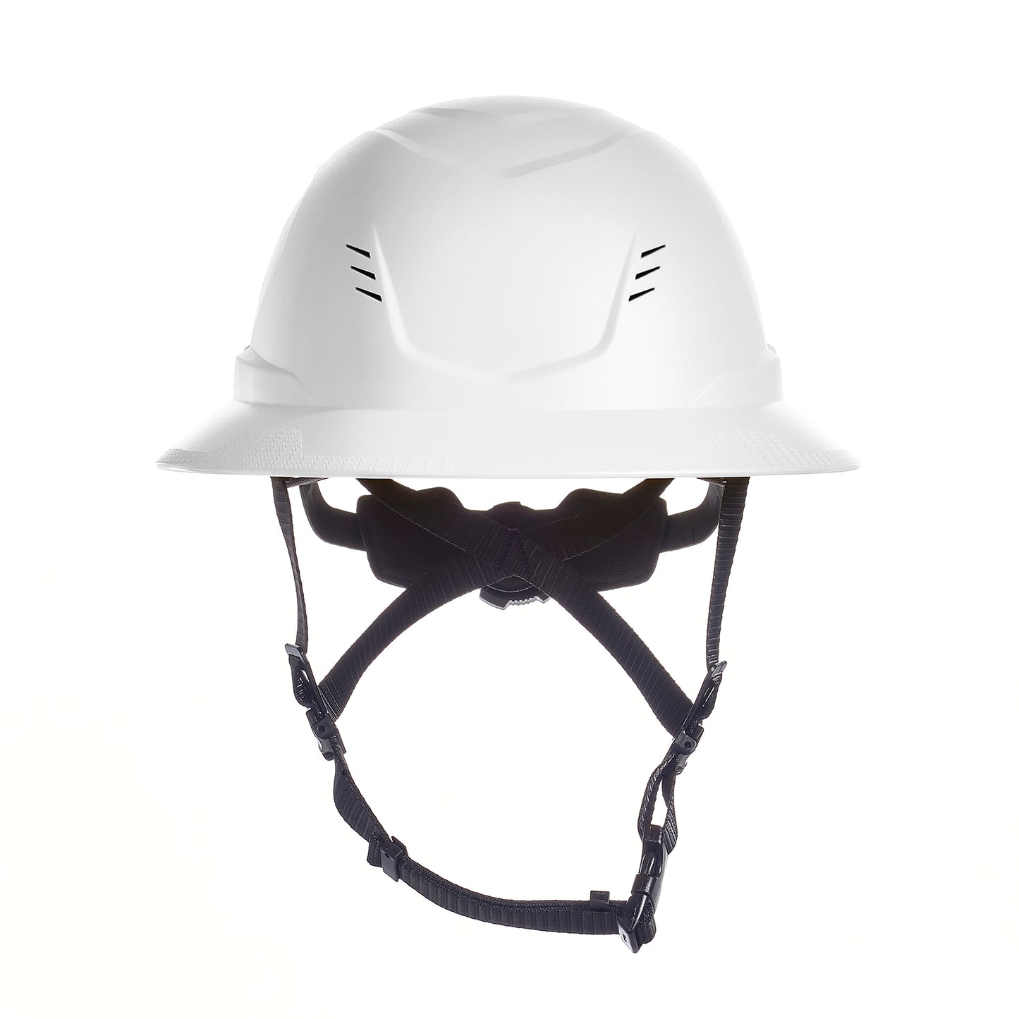 V-Gard H2® Full Brim Safety Helmet, Vented, White
