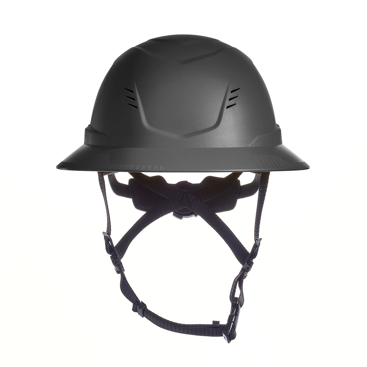 Casco de seguridad V-Gard H2® de ala completa, ventilado, negro