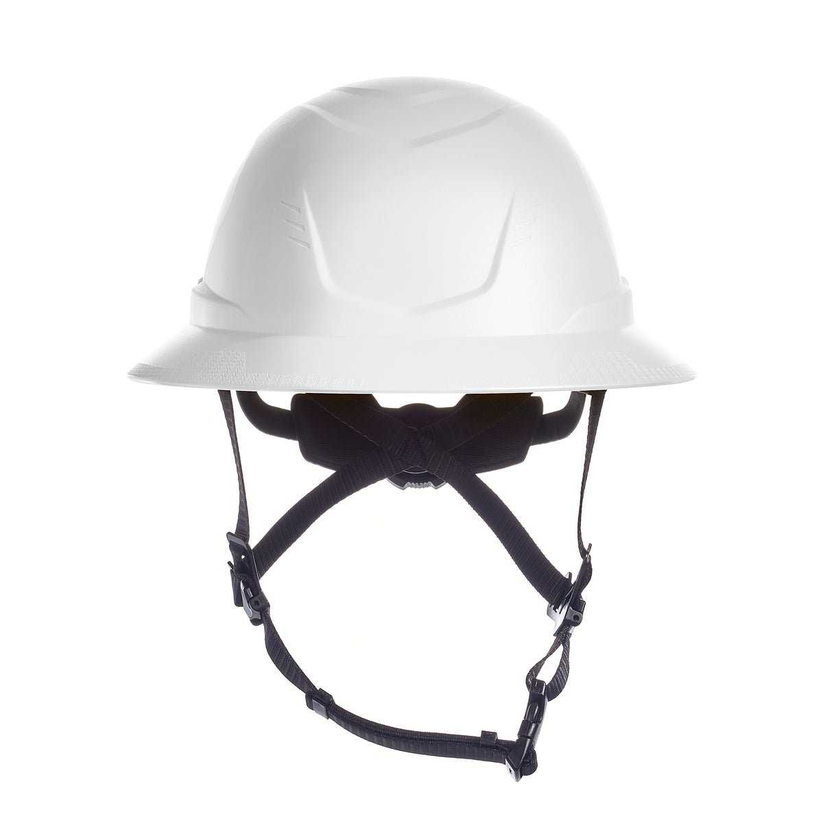 Casco de seguridad V-Gard H2® de ala completa, sin ventilación, blanco