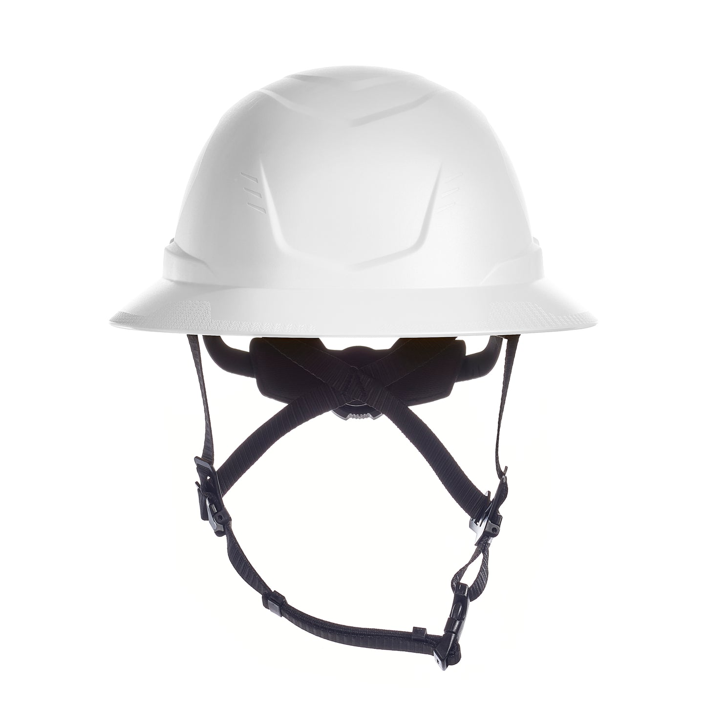 V-Gard H2® Full Brim Safety Helmet, Non-Vented, White