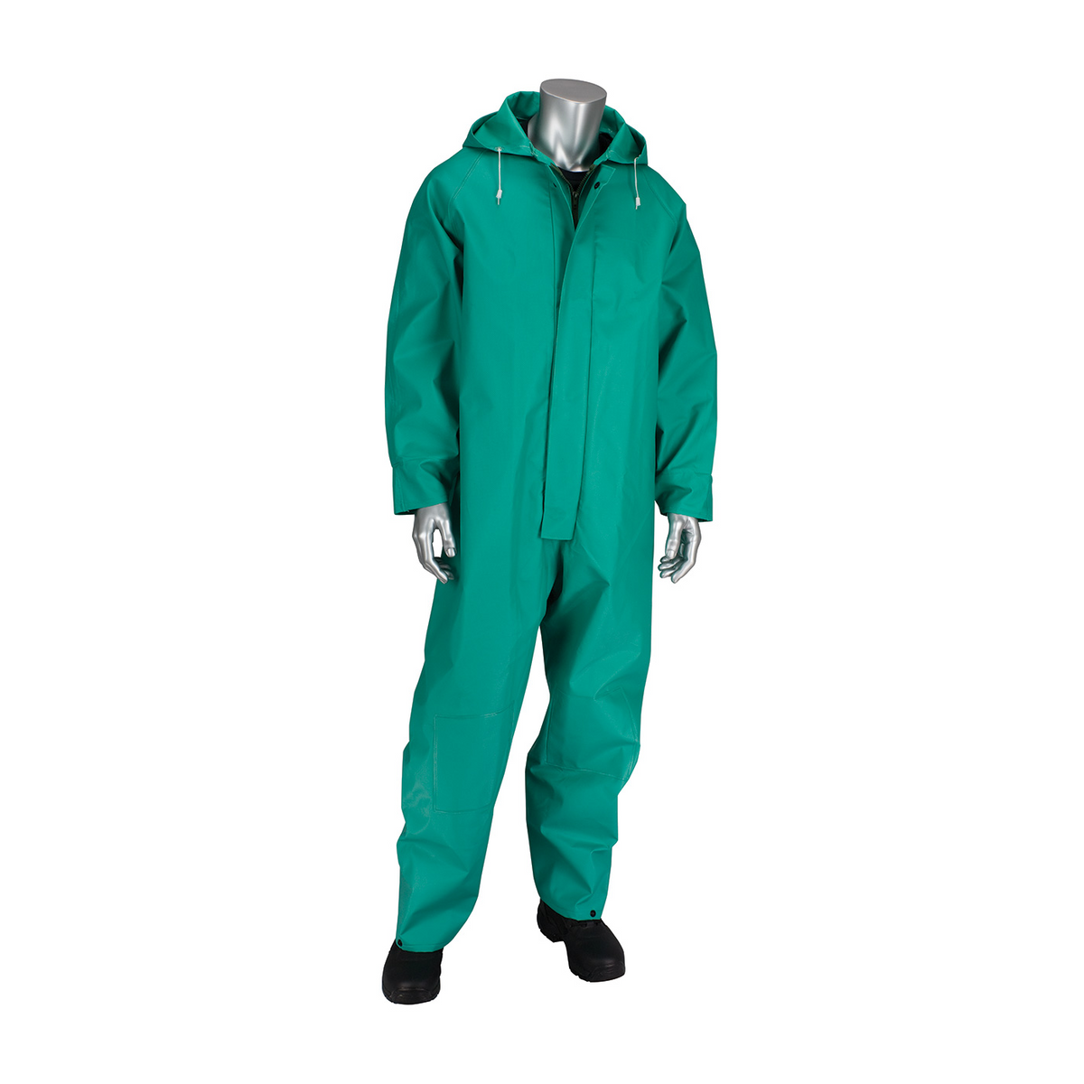 Mono de PVC con tratamiento ChemFR y capucha - 0,42 mm 2XL