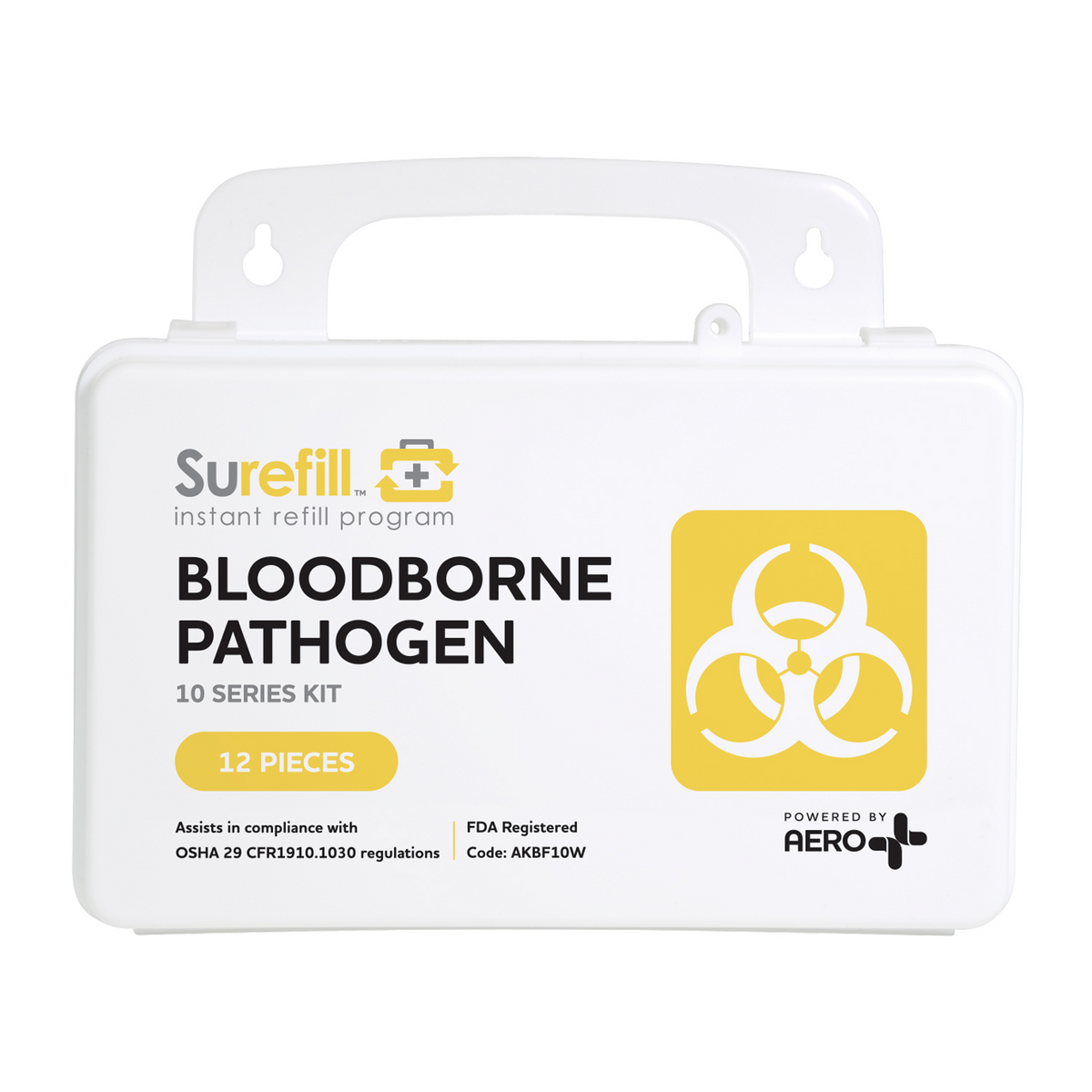Kit SUREFILL resistente a la intemperie para patógenos transmitidos por la sangre, serie 10