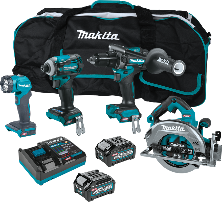 40V max XGT® Brushless Cordless 1‑3/16" SDS‑PLUS AVT® Rotary Hammer Kit, AFT®, AWS® Capable (4.0Ah)