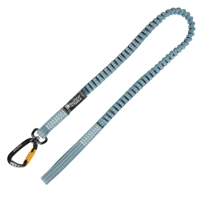 15 lb Premium Tool Tether with Choke-on Web Loop and Aluminum Swivel Carabiner, 1/pk