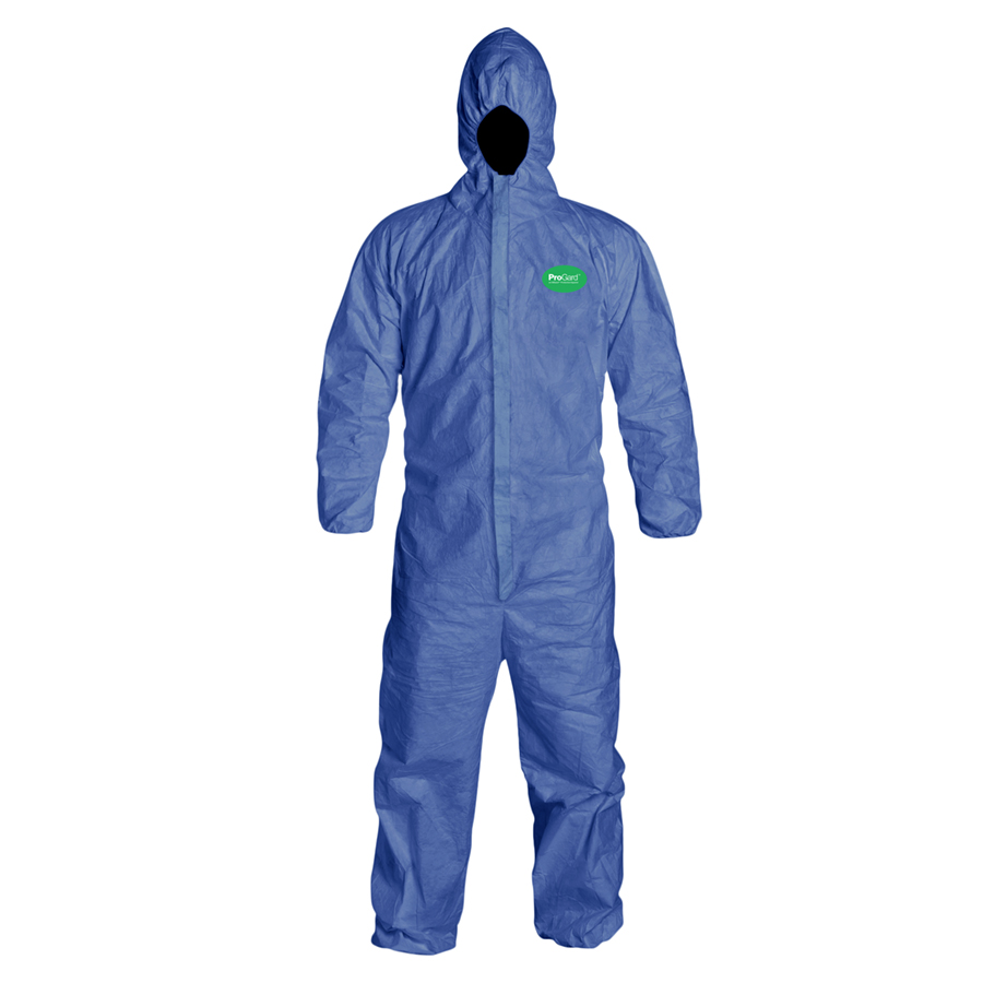 FR PROGARD SMS CVRALL HOOD BLUE 2XL 25 PCS FLAME RESISTANT