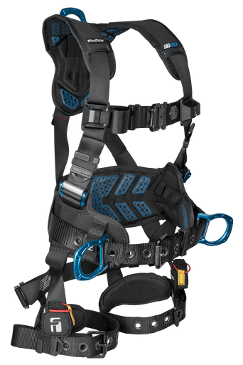 FT-One Fit 3D Construction Belted Women's Full Body Harness, Tongue Buckle Leg Adjustments, XLarge