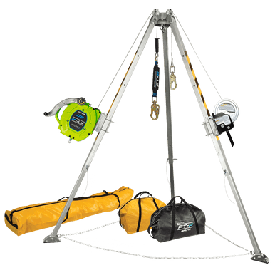 8' Tripod Kit w/ FT-R® SRL-R (721560R) and Personnel Winch (7297) + Storage Bags
