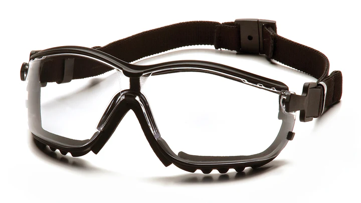V2G, Seal Framed Glasses, Clear, black frame, H2 Max Anti Fog
