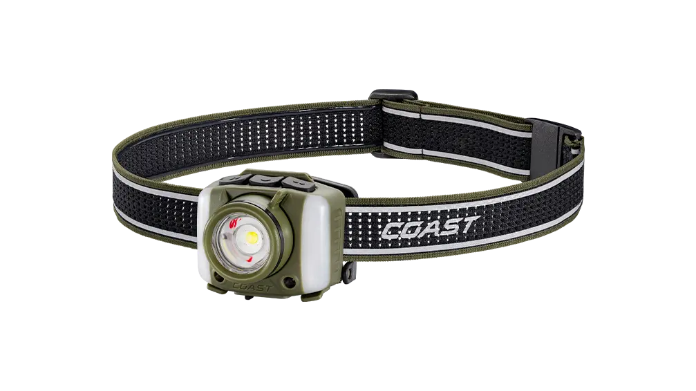 FL95R 1250 Lumen Pure Focus Rechargeable Headlamp Green