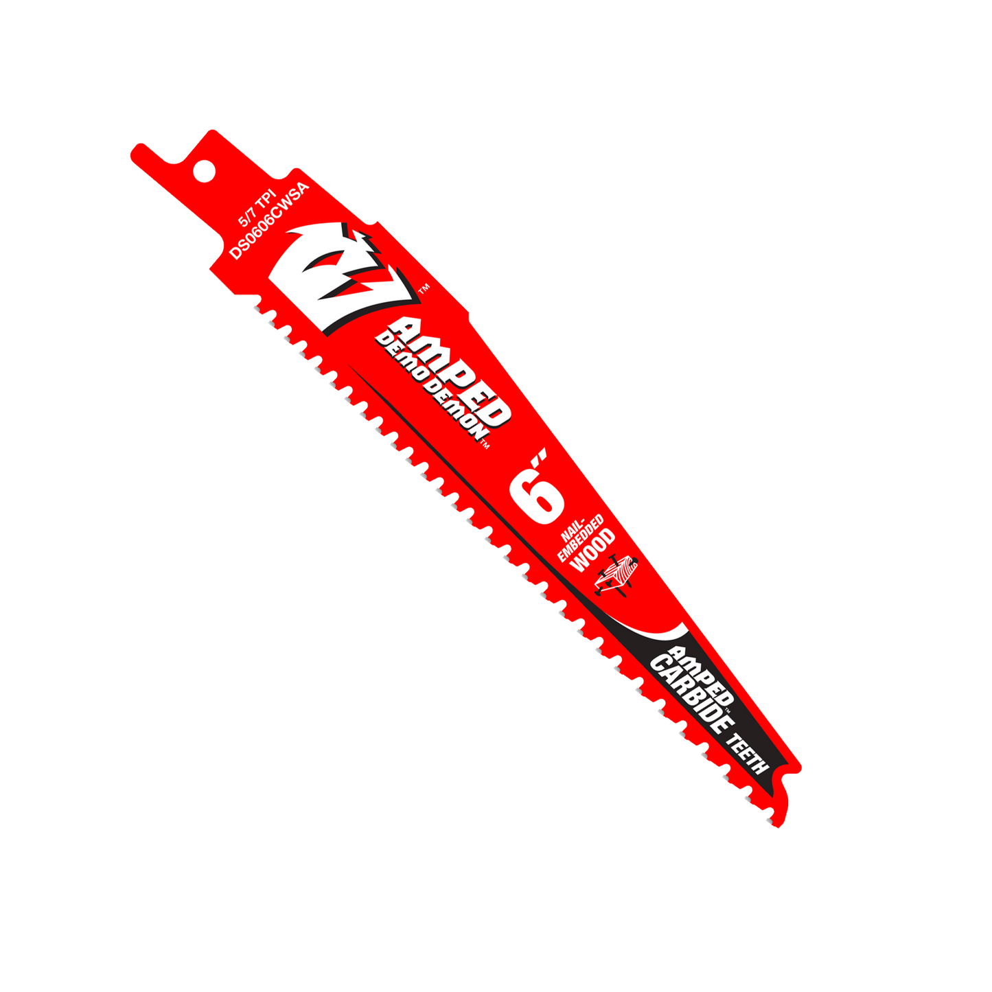 6" TCT Nail Embedded Wood AMPED 3PK