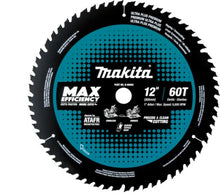 12" 60T Carbide‑Tipped Max Efficiency Miter Saw Blade