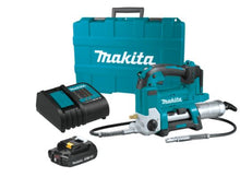 Kit de pistola engrasadora con 1 batería y 1 cargador