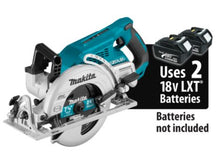 Sierra circular Makita LXT® de 36 V (18 V x 2), sin escobillas, con mango trasero de 7-1/4", solo herramienta